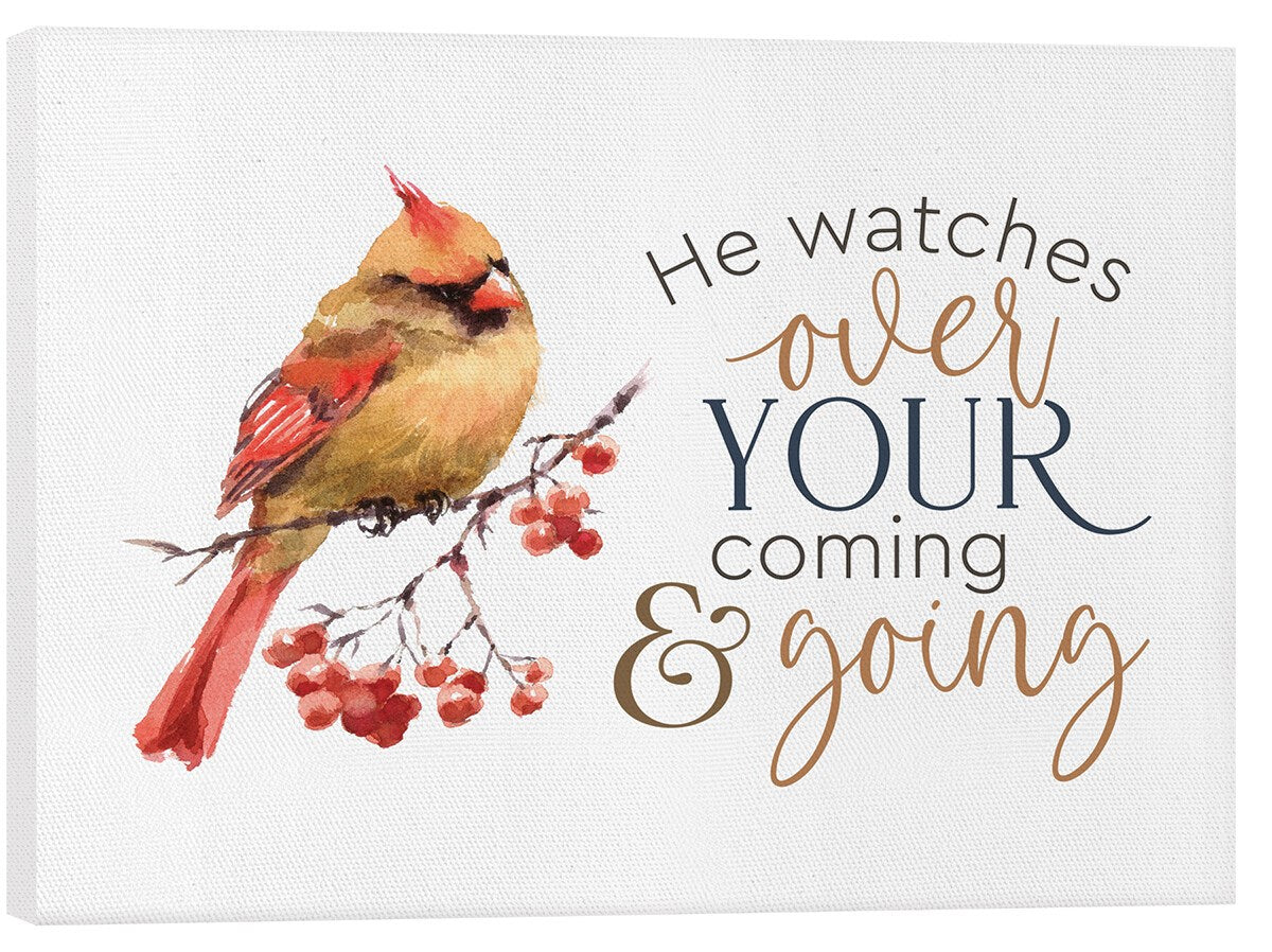 Canvas-He Watches Over Your Coming And Going (15.75 x 12)