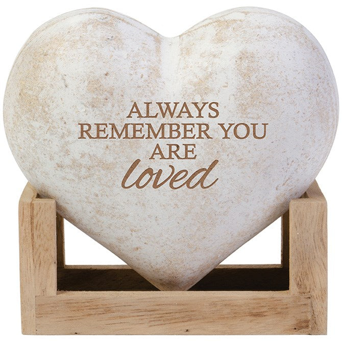 3D Heart-You Are Loved (5" x 5" x 2.5")