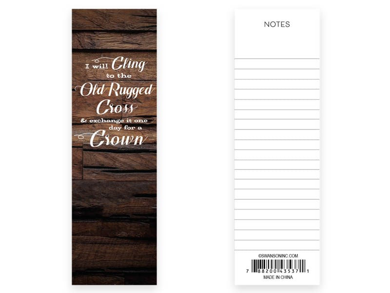 Bookmark-Old Rugged Cross (Pack Of 25)