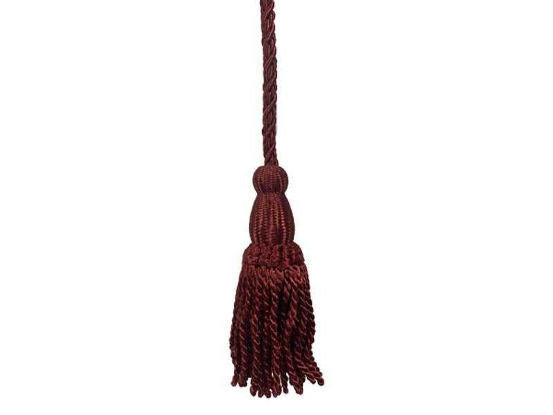 Pew Rope w/Weighted Tassels-Burgundy (6')