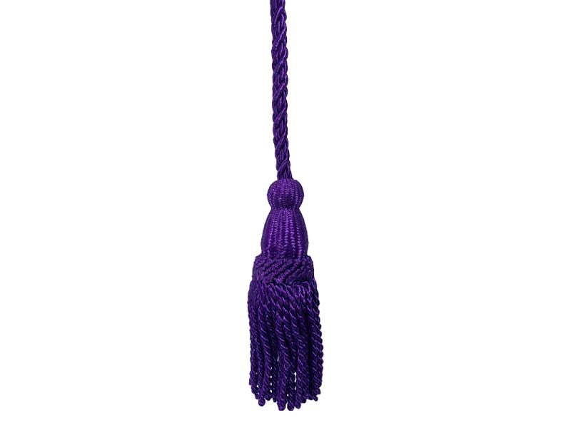 Pew Rope w/Weighted Tassels-Purple (6')