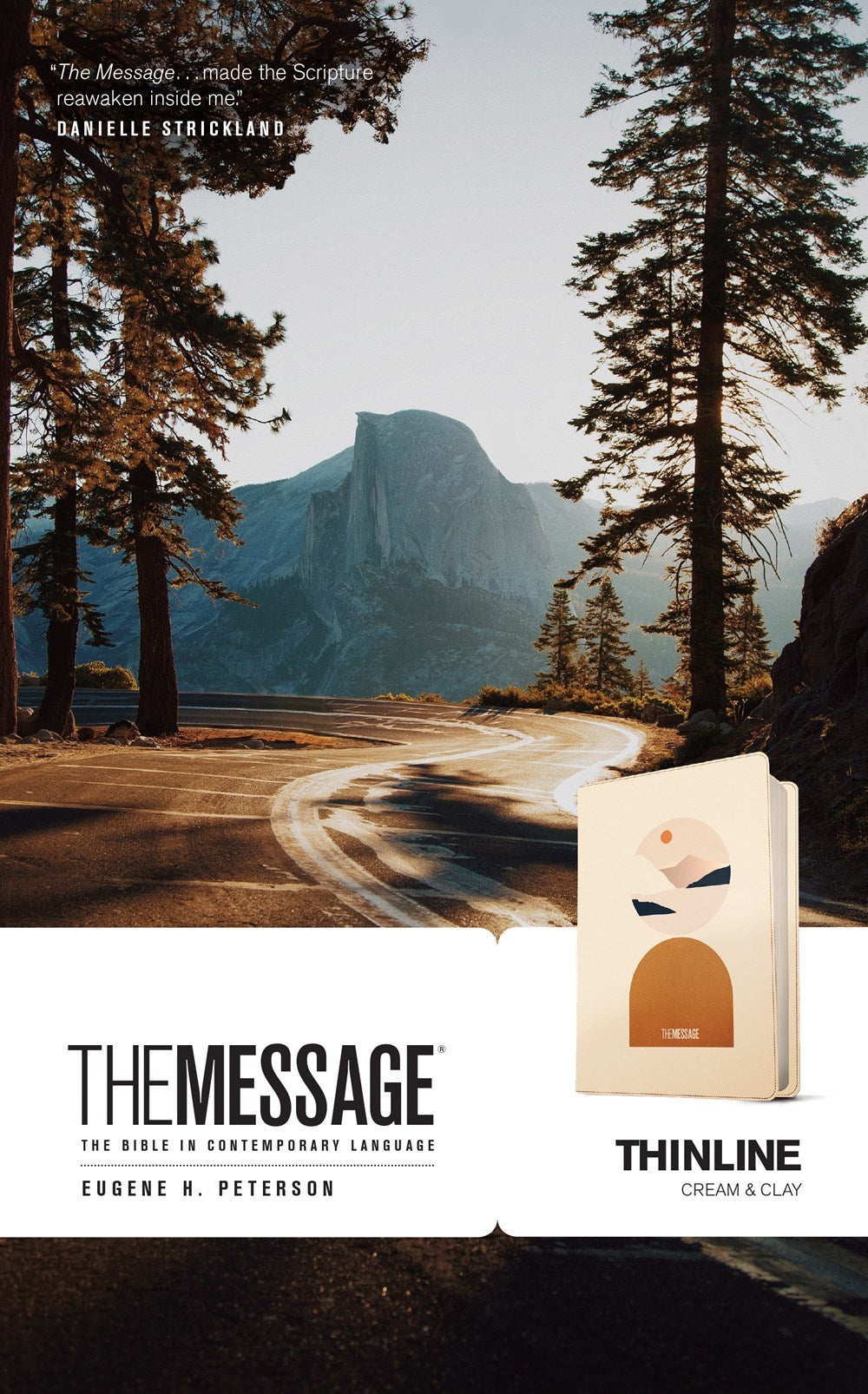 The Message Thinline Bible-Cream & Clay LeatherLike