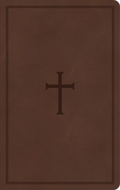 KJV Thinline Reference Bible-Brown LeatherTouch