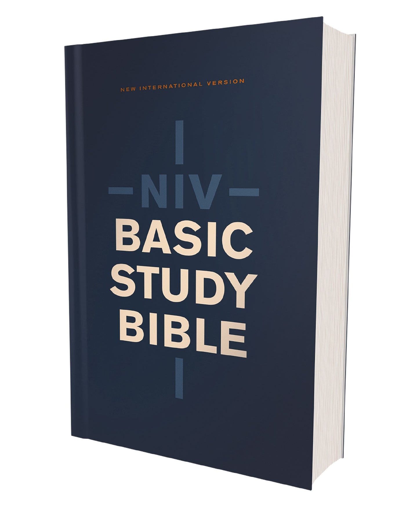 NIV Basic Study Bible Economy Edition-Blue Softcover