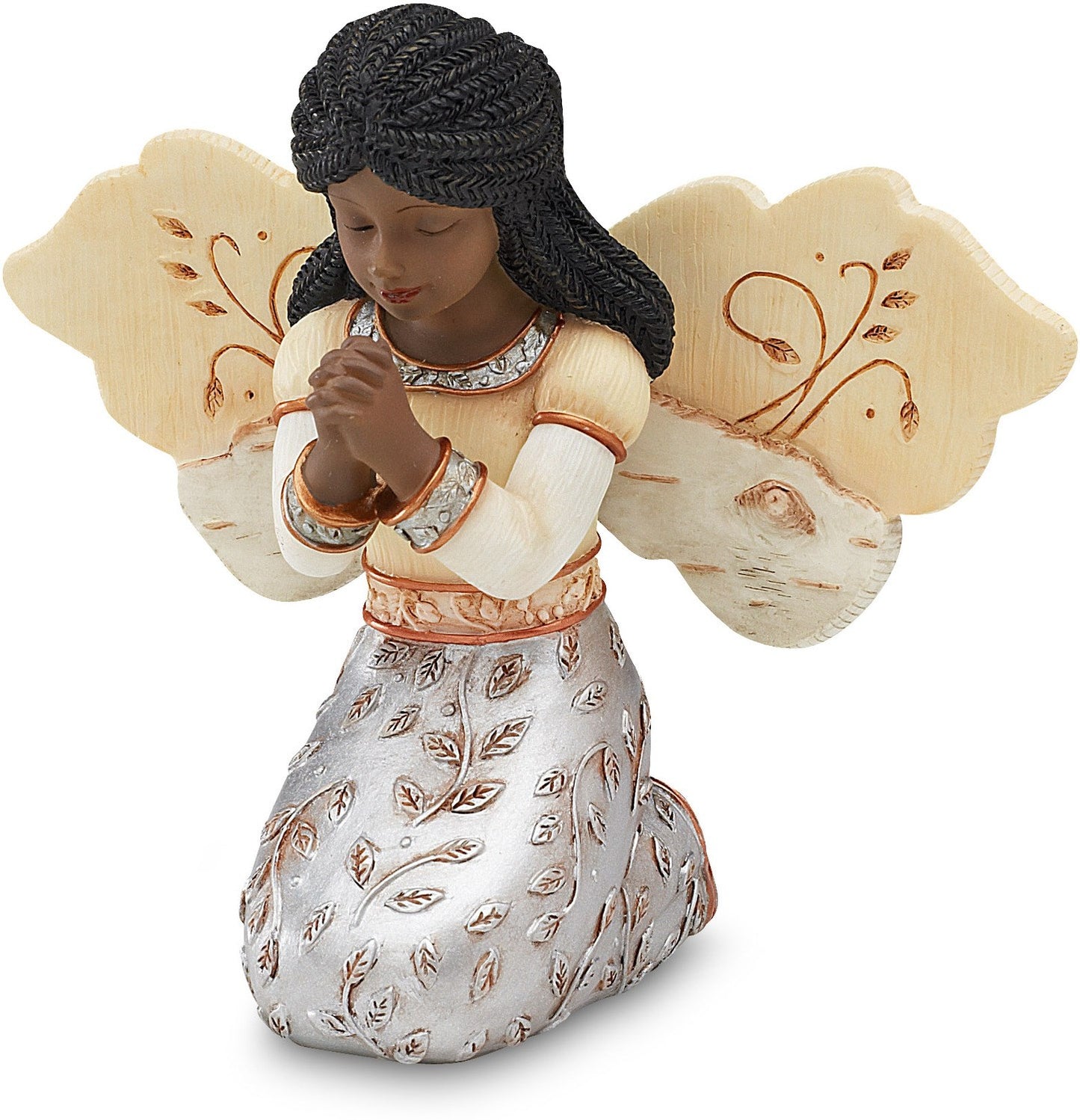 Figurine-Ebony Angel-Faith (3.5")