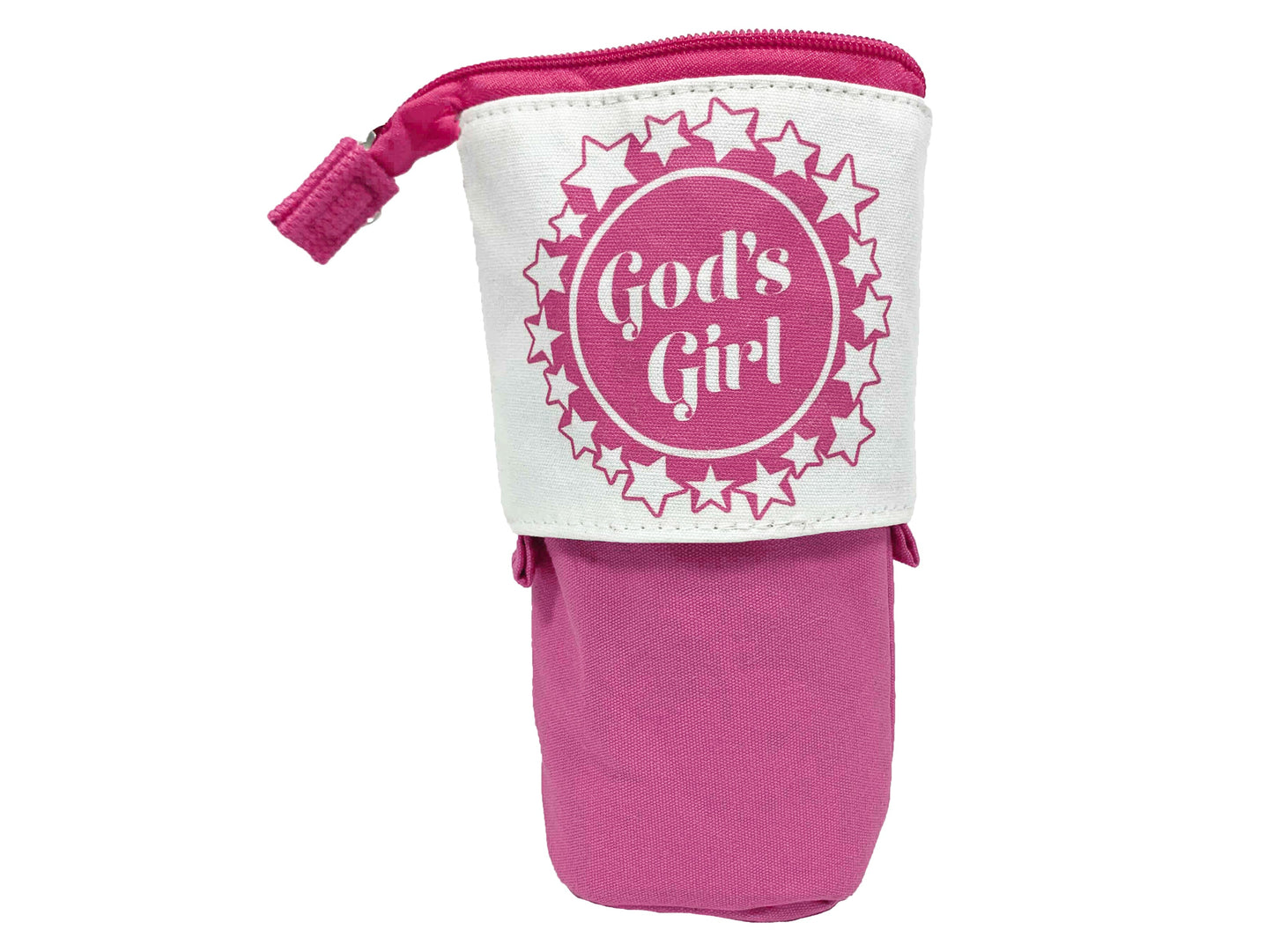 Pop-Up Pencil Pouch-God's Girl (7.5" x 4.75")