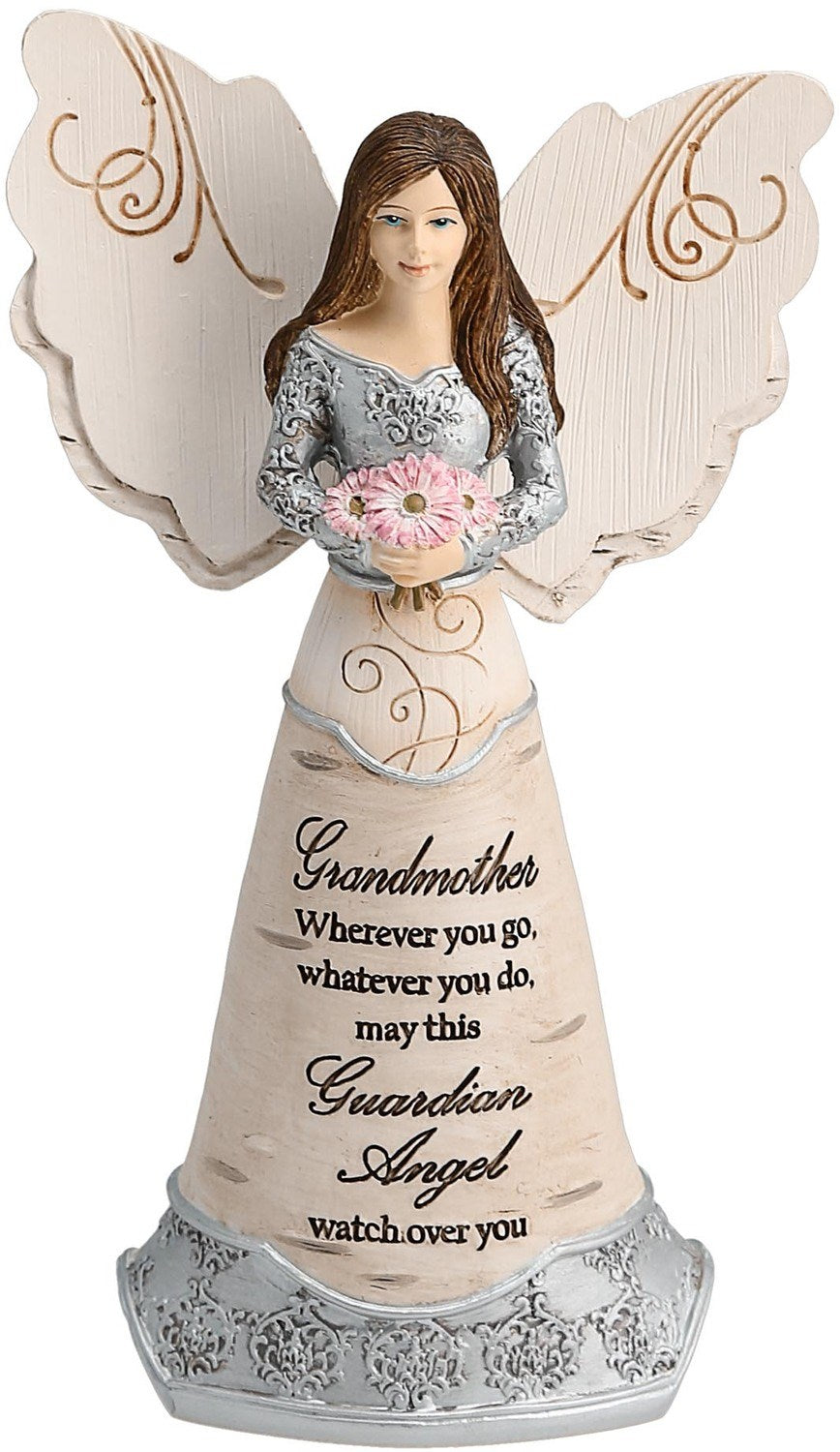 Figurine-Guardian Angel-Grandmother (6")