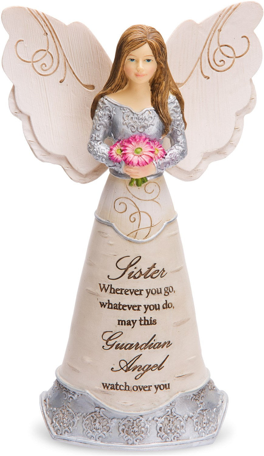Figurine-Guardian Angel-Sister (6")