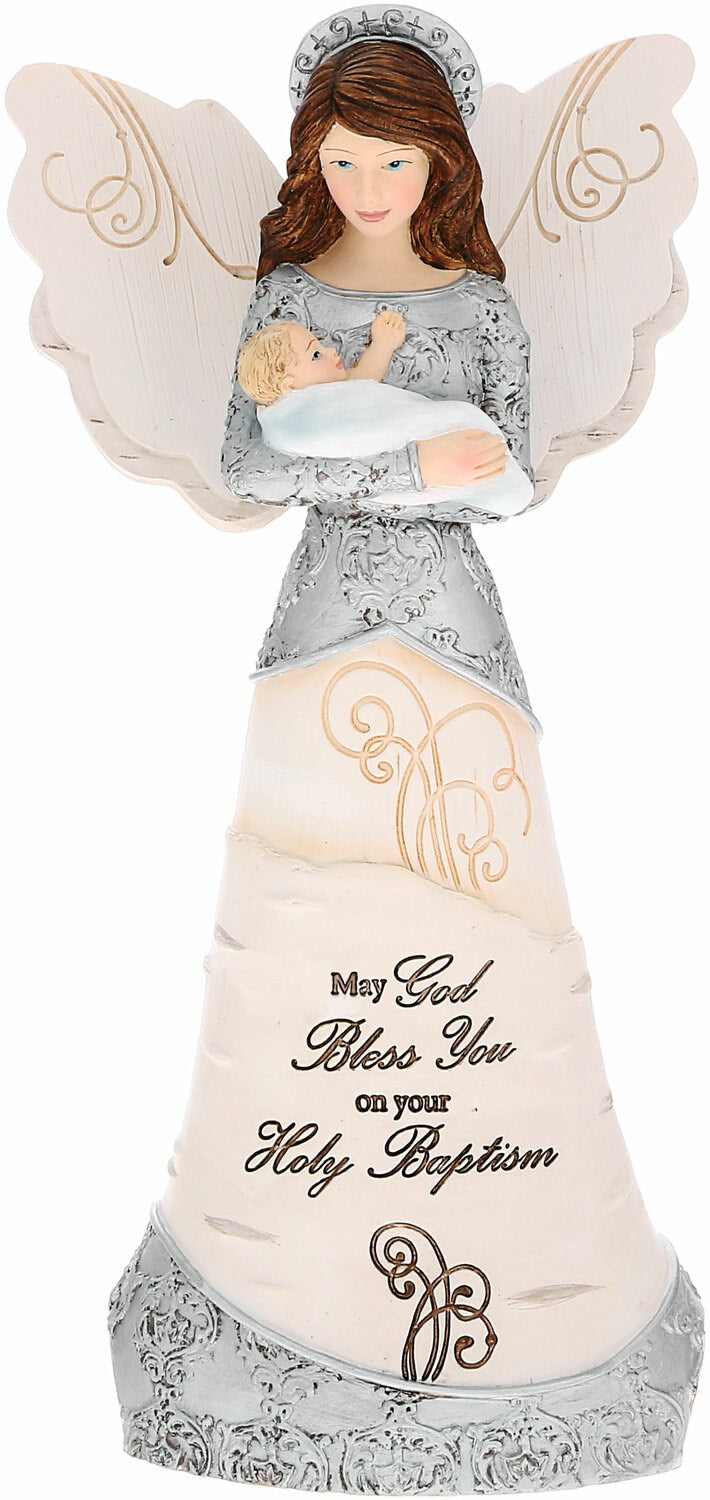 Figurine-Angel-Holy Baptism (7.5")