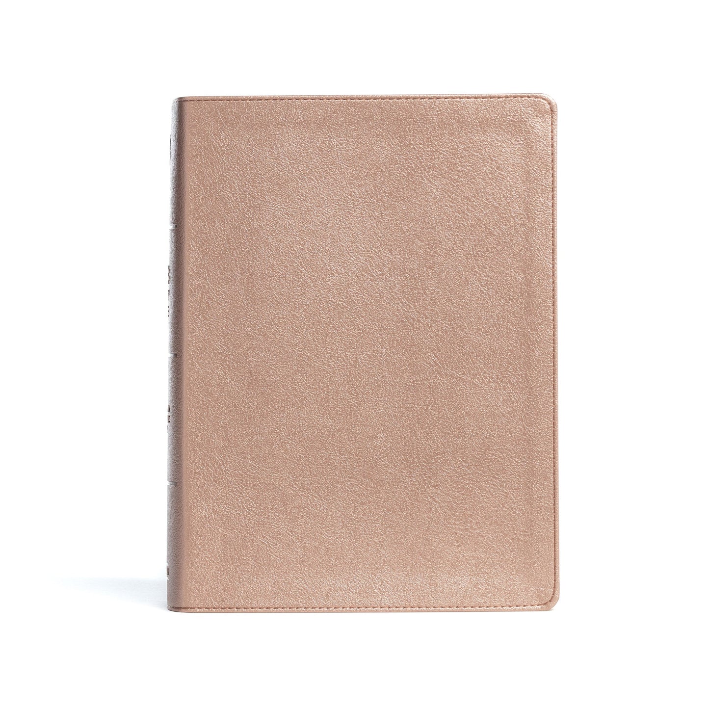 CSB Study Bible-Rose Gold LeatherTouch Indexed
