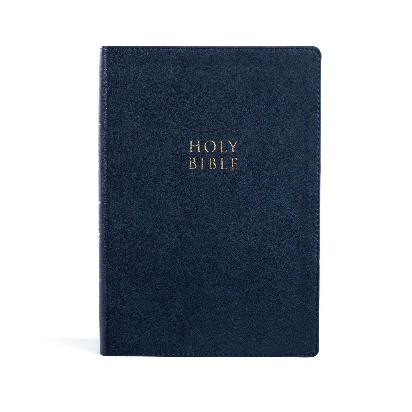 CSB Super Giant Print Reference Bible-Navy LeatherTouch Indexed