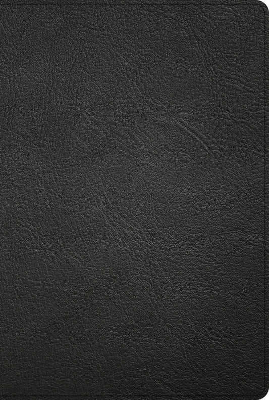 KJV Large Print Thinline Bible-Black Genuine Leather