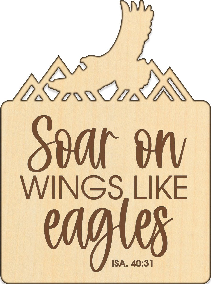 Magnet-Wood Workz-Soar On Wings (3" x 4")