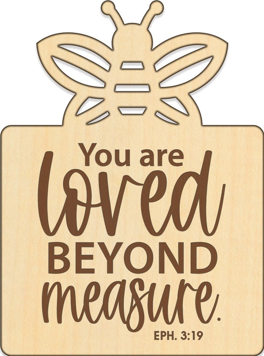 Magnet-Wood Workz-You Are Loved (3" x 4")