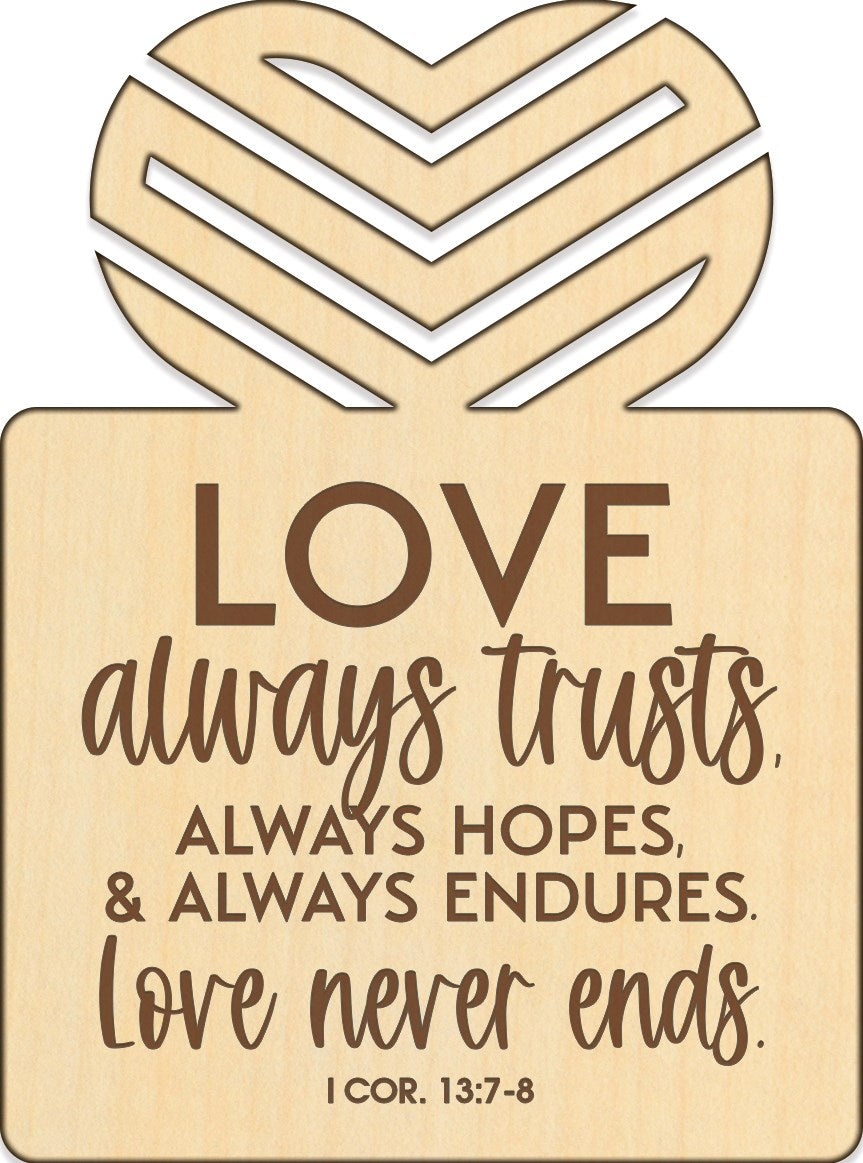 Magnet-Wood Workz-Love Always (3" x 4")