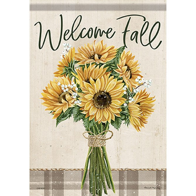 Flag-Garden-Dura Soft-Autumn Bouquet (12.5" x 18")