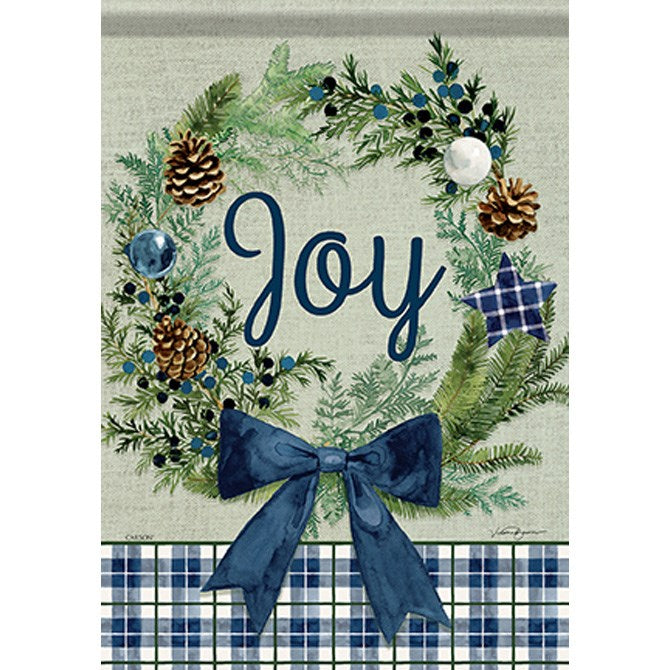 Flag-Garden-Dura Soft-Plaid Joy (12.5" x 18")