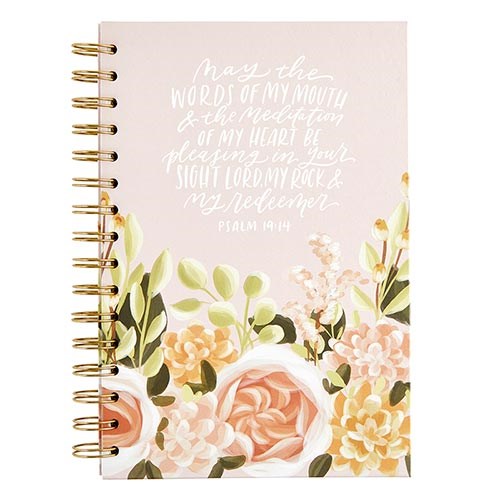 Grid Dot Journal-May The Words Of My Mouth (5.75" x 8.5")