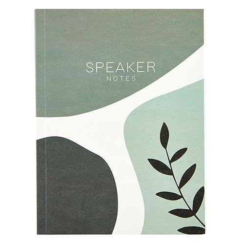 Speaker Notes-Green (6" x 8")