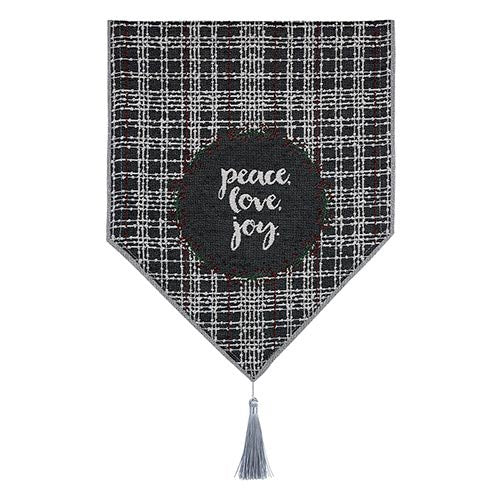 Table Runner-Peace Love Joy (13.5"H x 72'L)