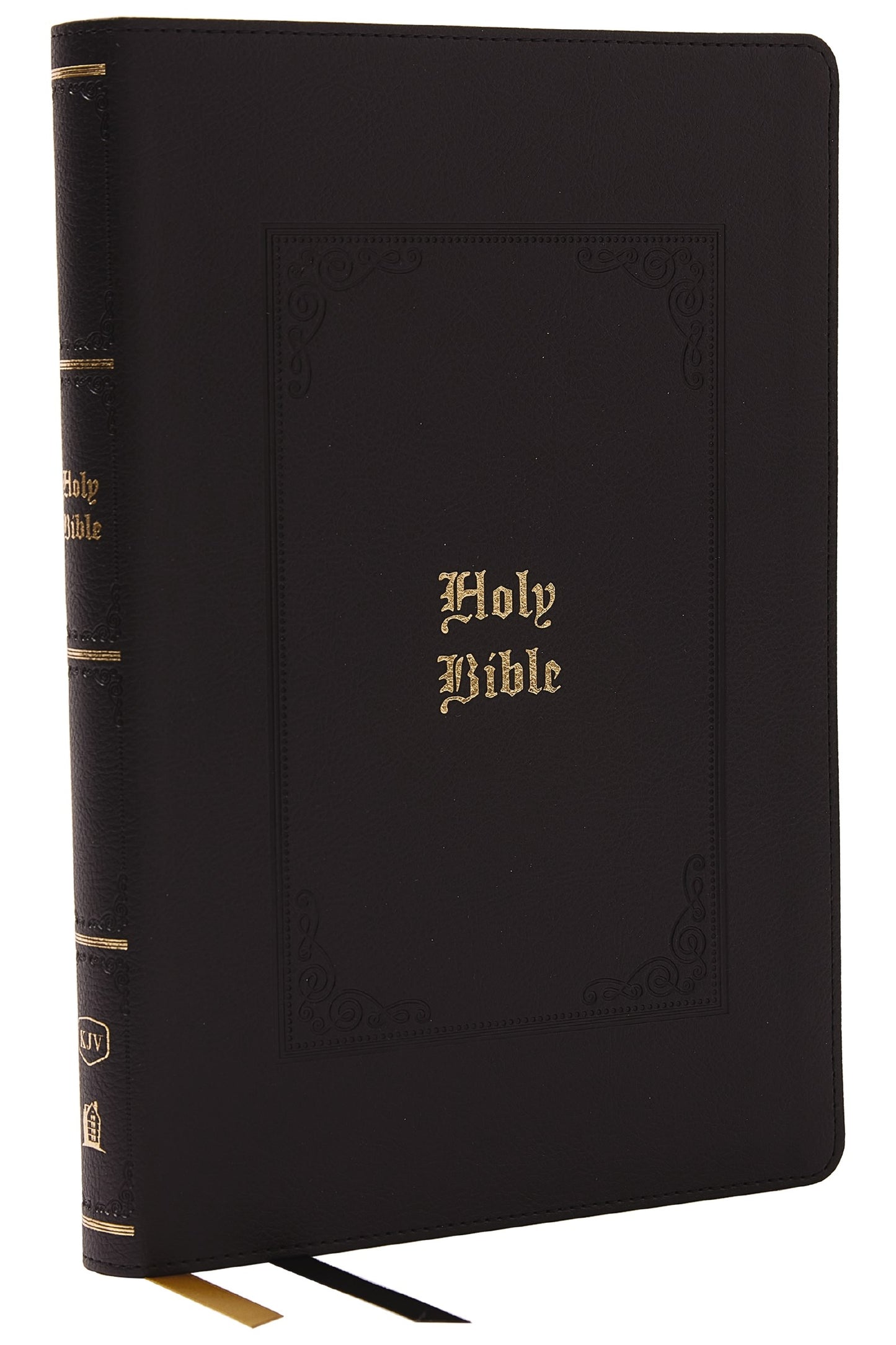 KJV Giant Print Thinline Bible Vintage Series (Comfort Print)-Black Leathersoft