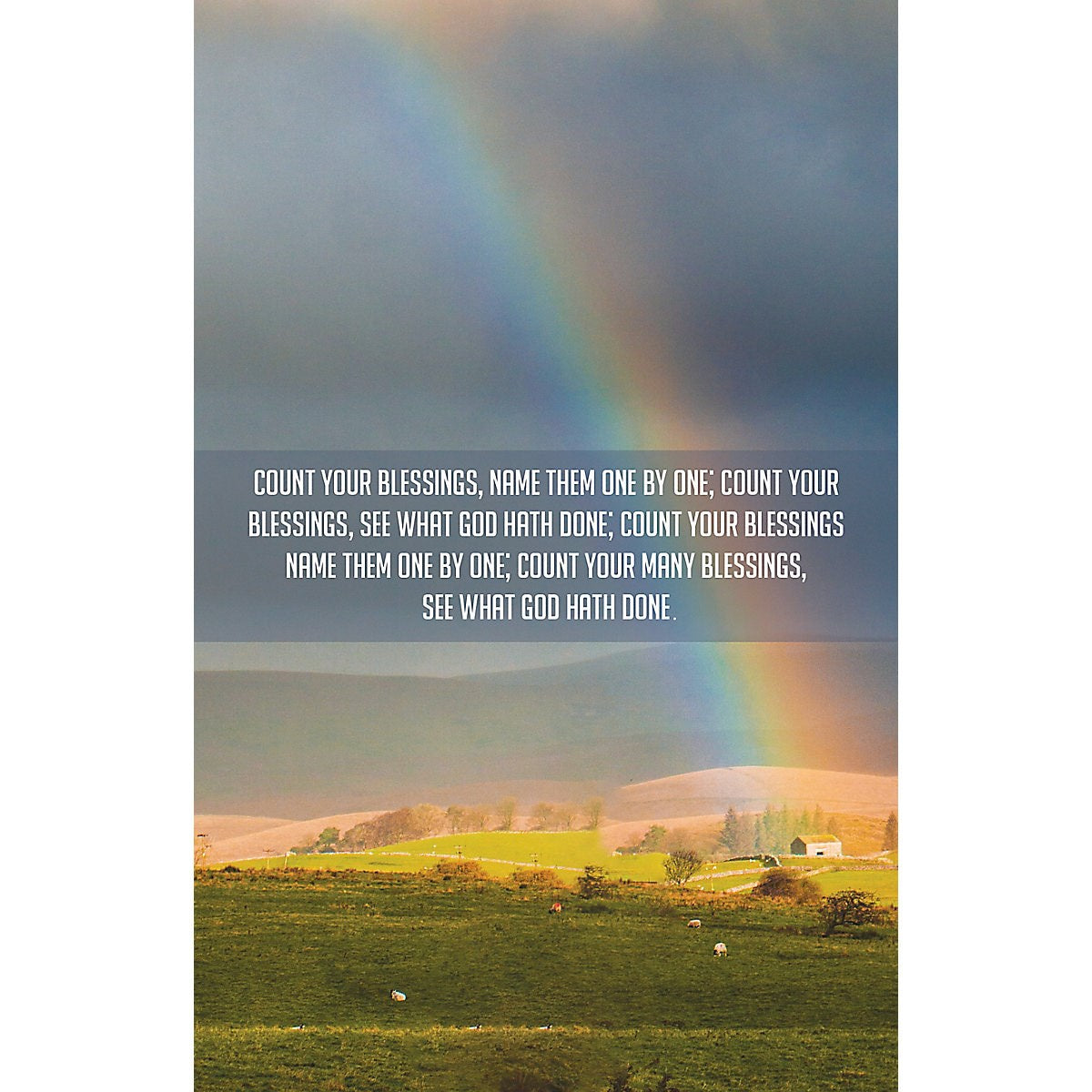 Bulletin-Count Your Blessings Name Them One By One (Pack Of 100)