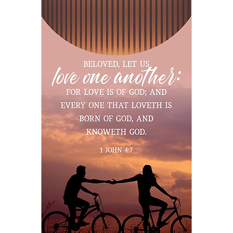 Bulletin-Beloved Let Us Love One Another (Pack Of 100)
