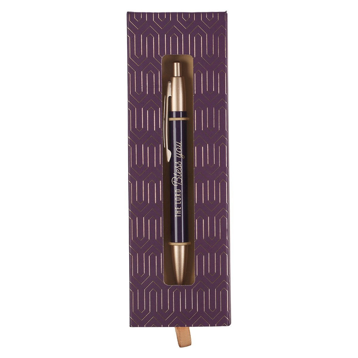Pen-Bless You & Keep You Numbers 6:24-26 w/Gift Box-Purple