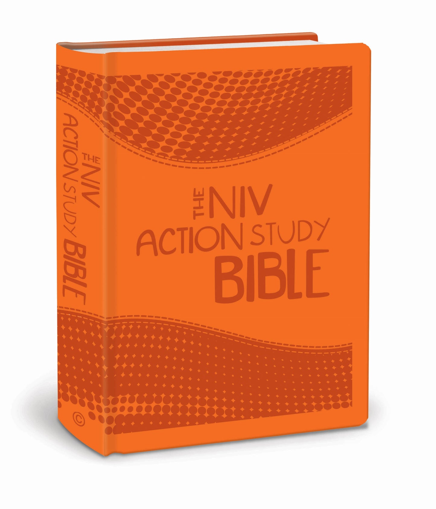 NIV The Action Study Bible (Revised Premium Edition)-Orange Imitation Leather