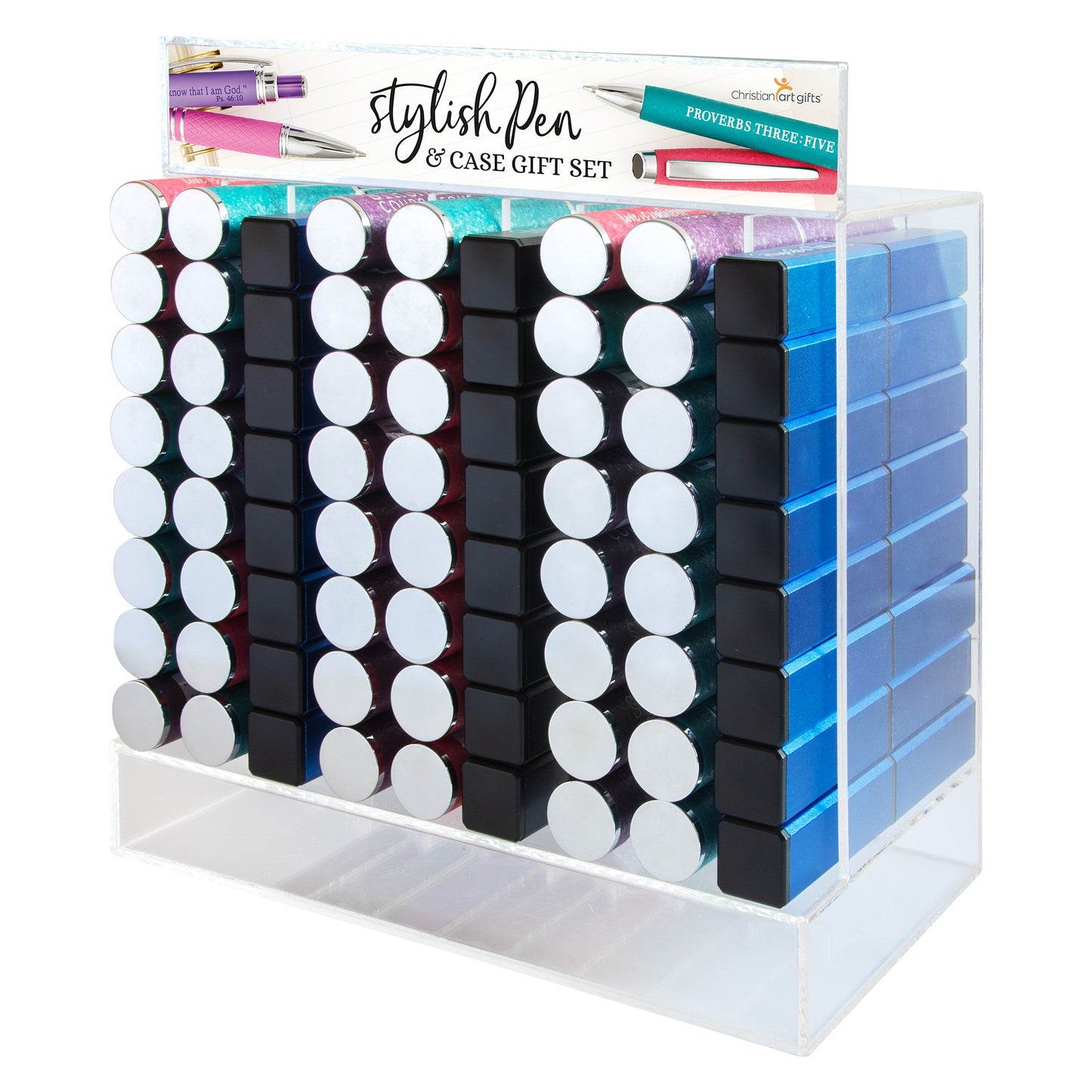 Merchandiser-Stylish Pen & Case Gift Sets (Pack Of 72) (ORD #312857 For Display)