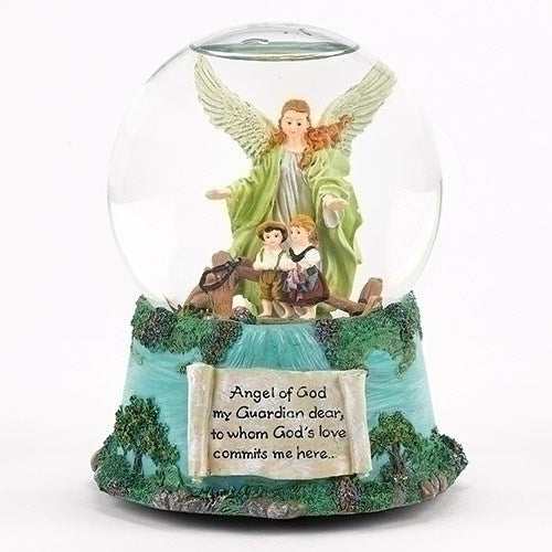 Musical Dome Globe-Guardian Angel-Jesus Loves Me (5.7")