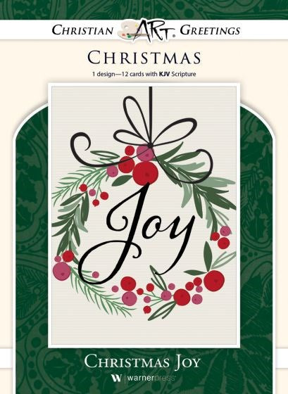 Card-Boxed-Christmas Joy Solid Pack (KJV) (Box Of 12)