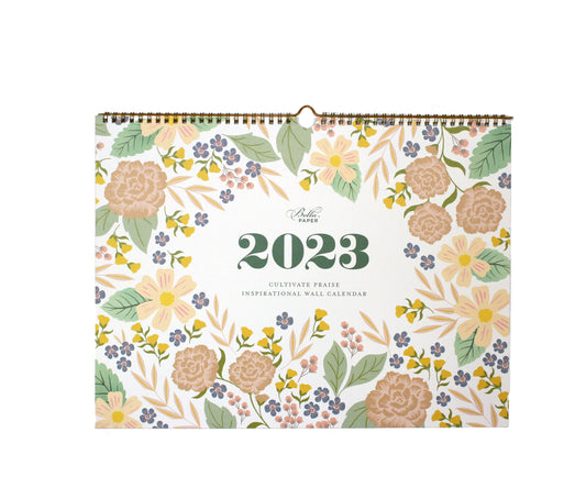 Cultivate Praise - 2023 Inspirational Wall Calendar 16" x 12"