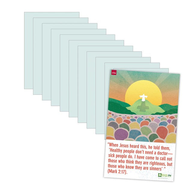 Dig In-Life of Jesus Bible Verse Posters (Set Of 12)