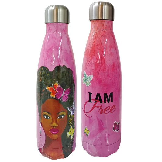 Stainless Steel Bottle-I Am Free