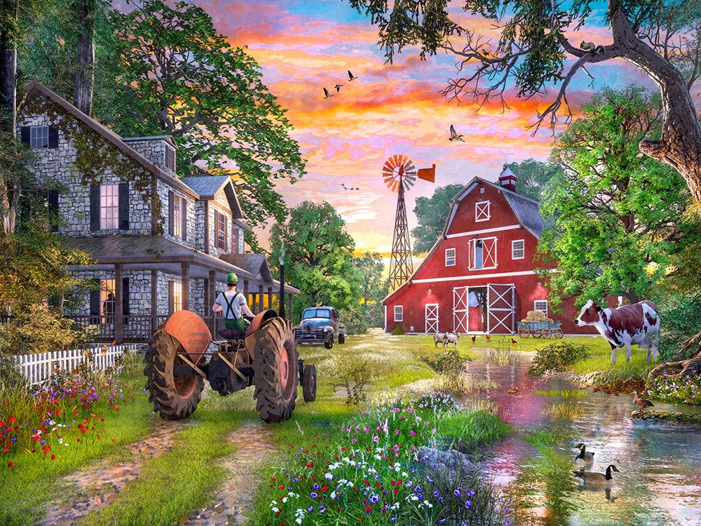 Jigsaw Puzzle-Working Farm (550 Pieces)