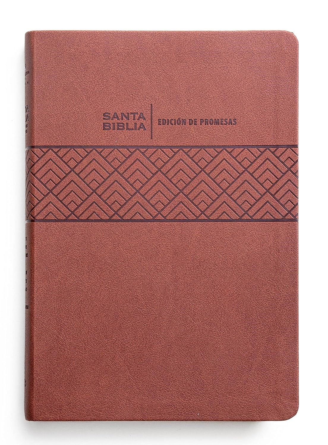 RVR 1960 Biblia de Promesas Letra Gigante (Promise Bible Giant Print)-Brown Leathersoft