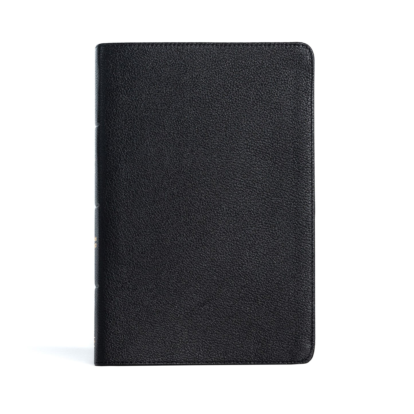 CSB Giant Print Reference Bible-Black Genuine Leather