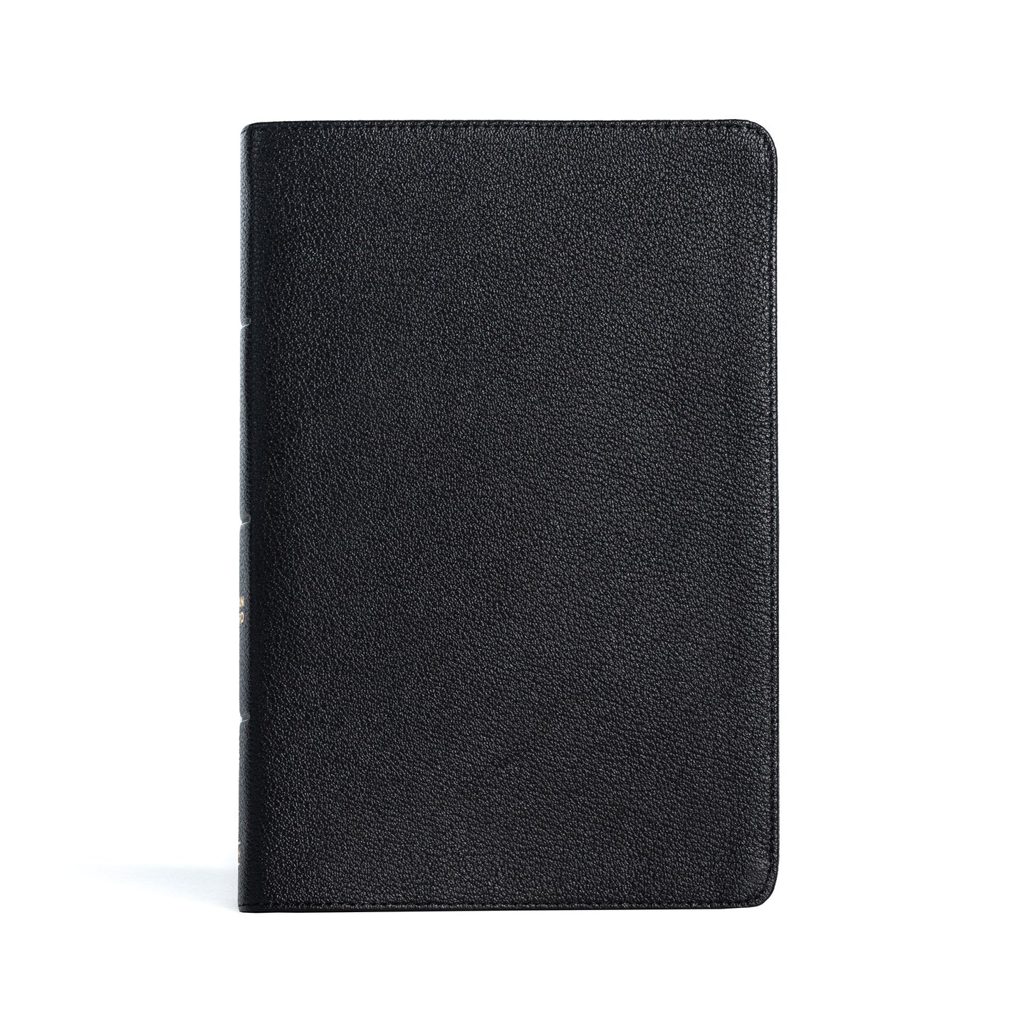 CSB Giant Print Reference Bible-Black Genuine Leather Indexed