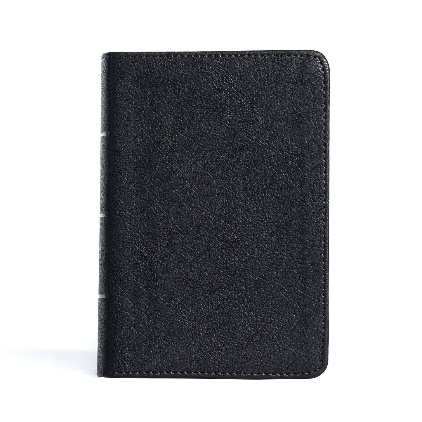 CSB Large Print Compact Reference Bible-Black Leathertouch