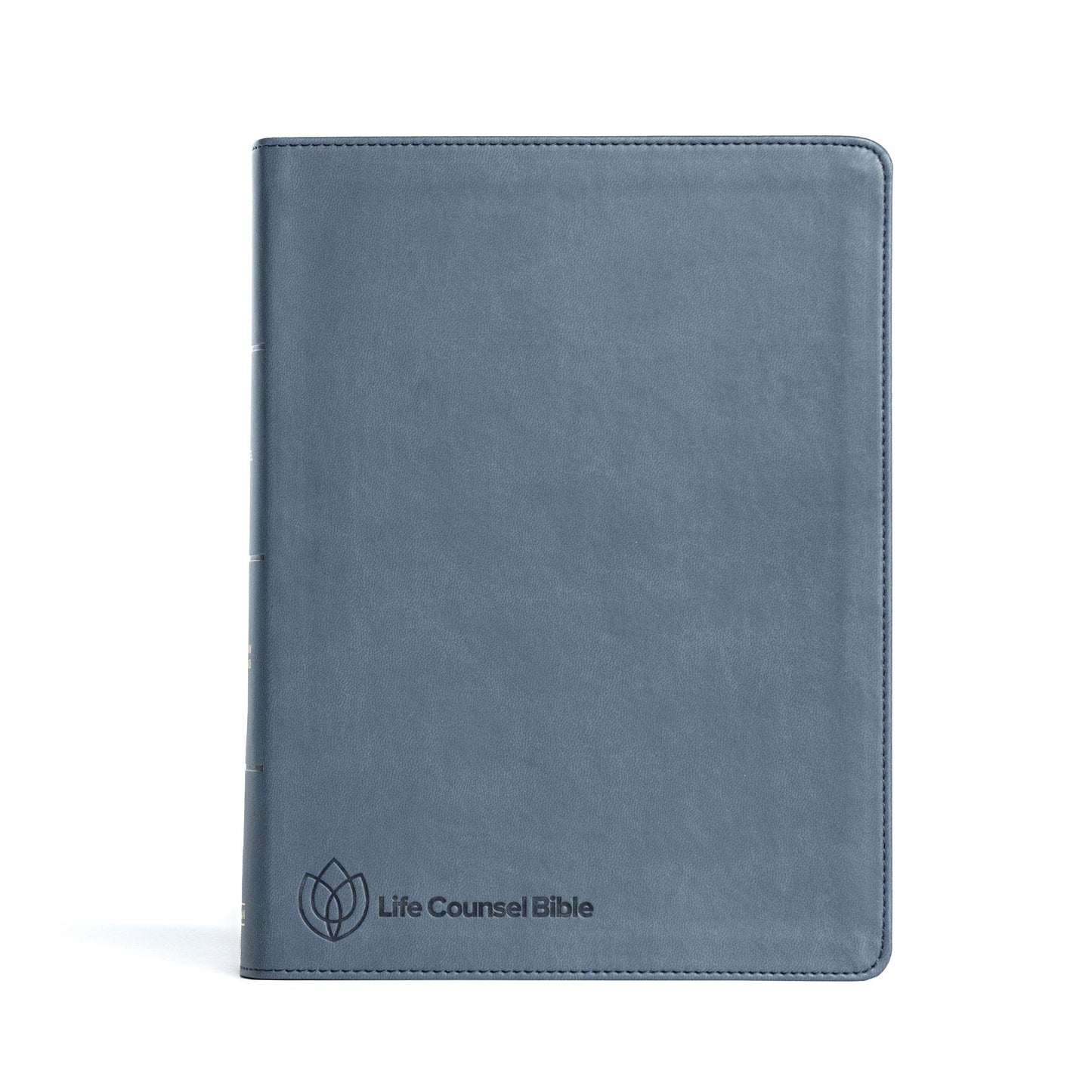 CSB Life Counsel Bible-Slate Blue LeatherTouch