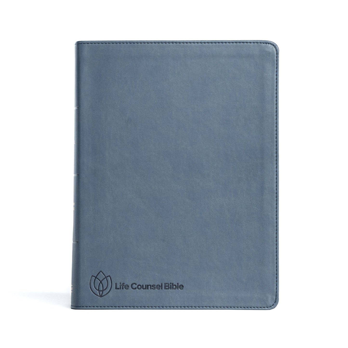CSB Life Counsel Bible-Slate Blue LeatherTouch Indexed