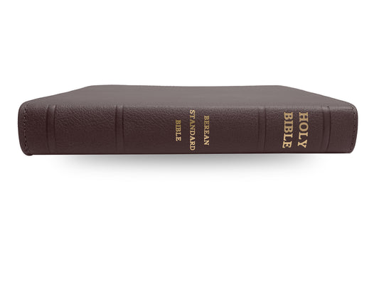 Holy Bible  Berean Standard Bible - Genuine Leather - Tosca Cowhide Merlot