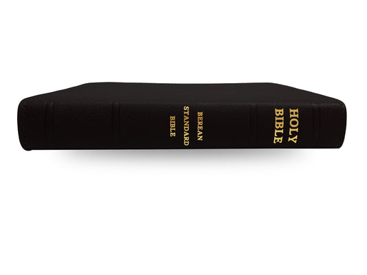 Holy Bible  Berean Standard Bible - Bonded Leather - Black Calf Grain