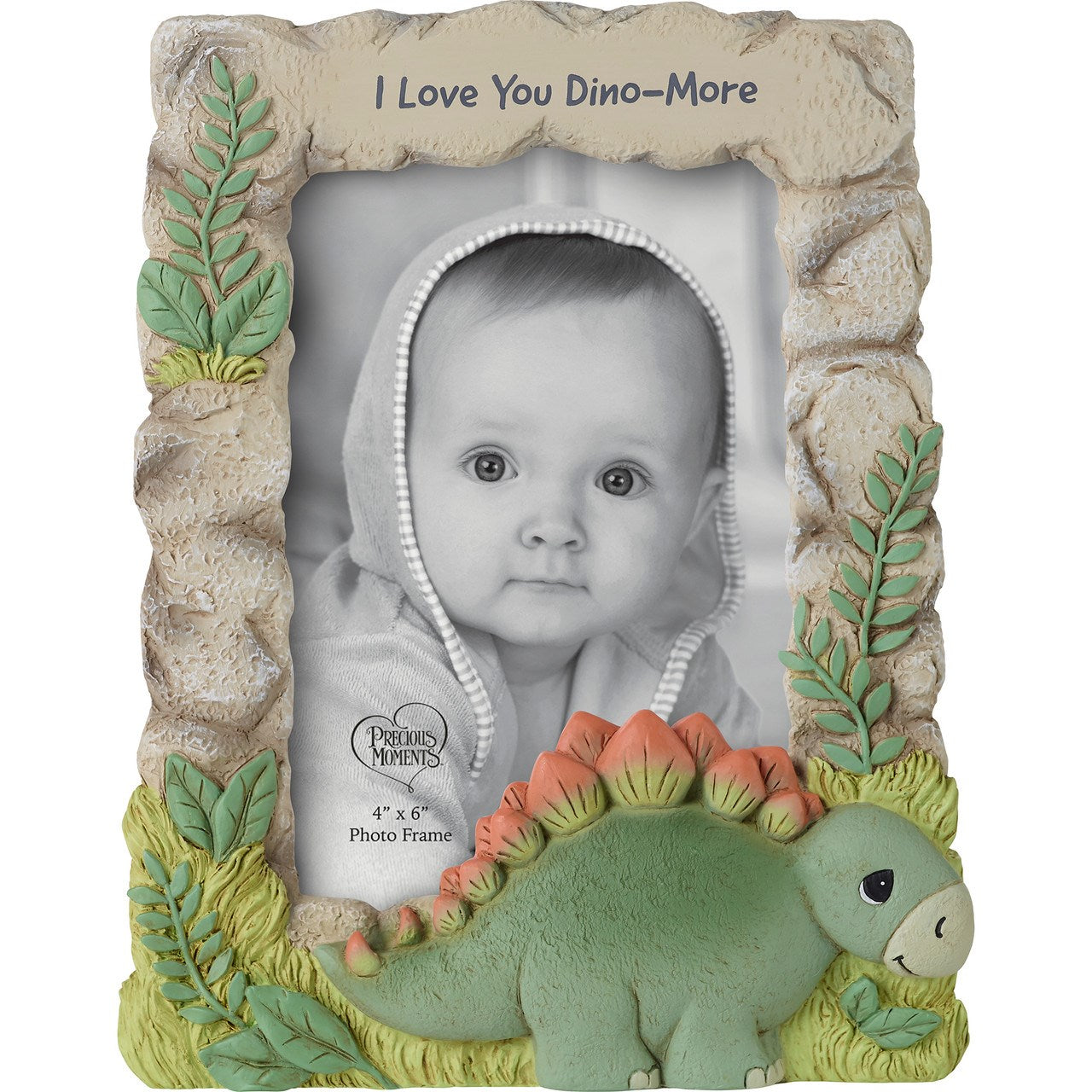 Photo Frame-I Love You Dino-More (Holds 4x6 Photo) (8.5"H)