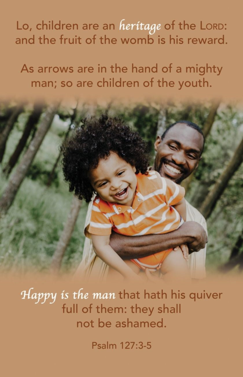 Bulletin-Lo Children Are A Heritage Of The Lord (Pack of 100)