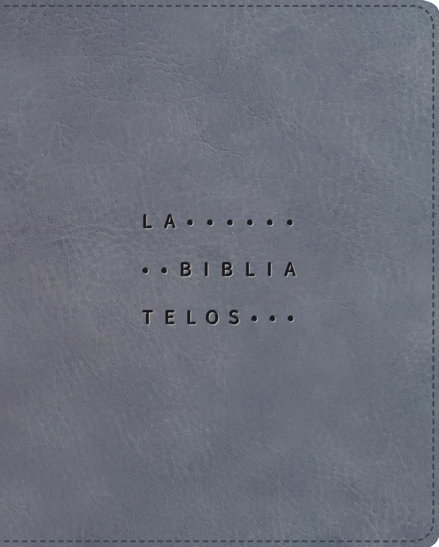 NVI The Telos Bible (Revised Text 2022) (La Biblia Telos para Jovenes Texto revisado 2022)-Grey Leathersoft