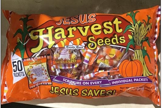 Candy-Scripture Harvest Seeds (Candy Corn) (Pack Of 50)