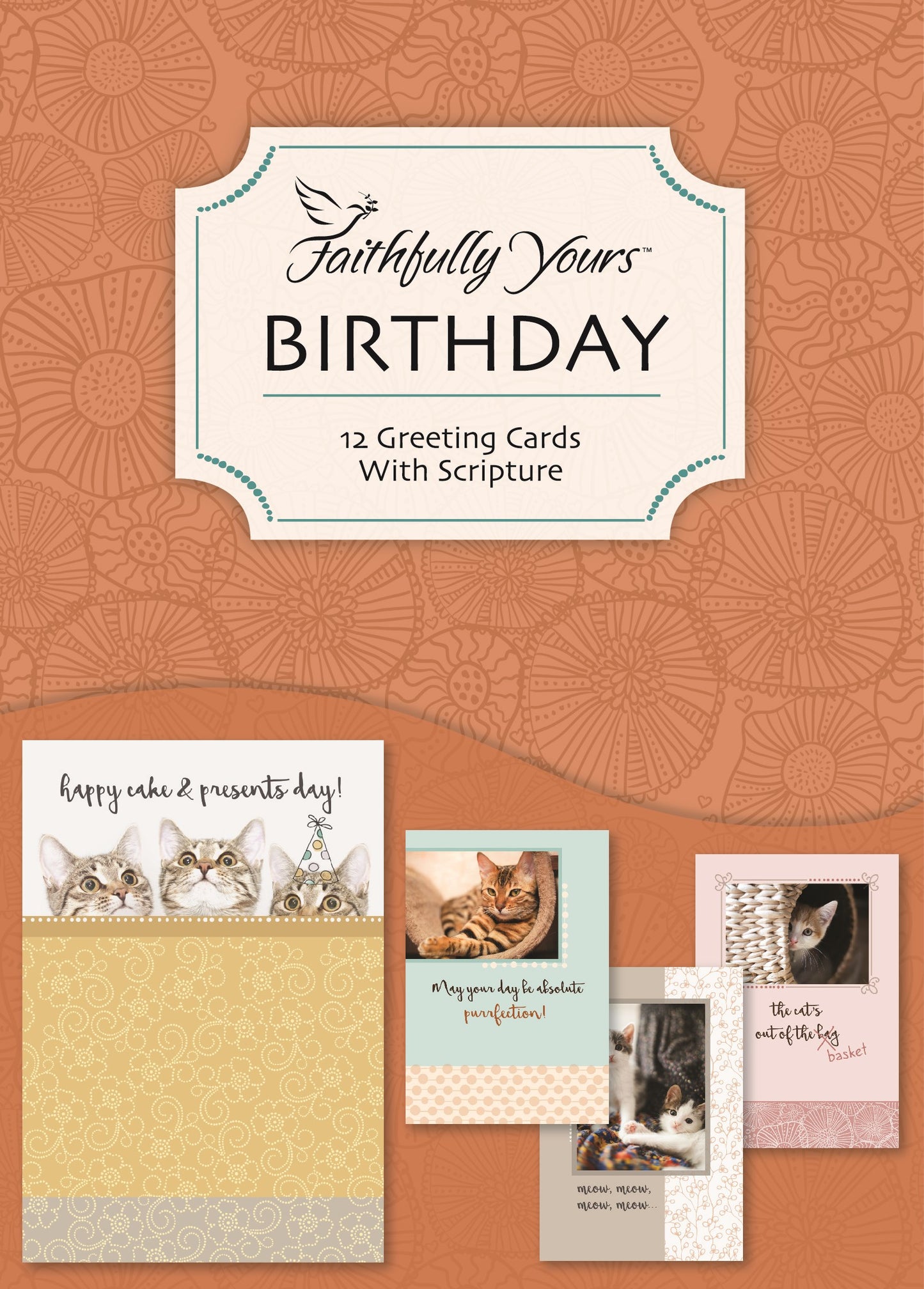 Boxed Card-Birthday-Curious Kittens (Box Of 12)