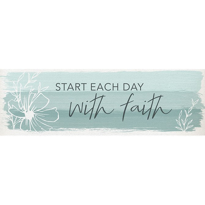 Message Bar-With Faith (8.5" x 2.75") #24582